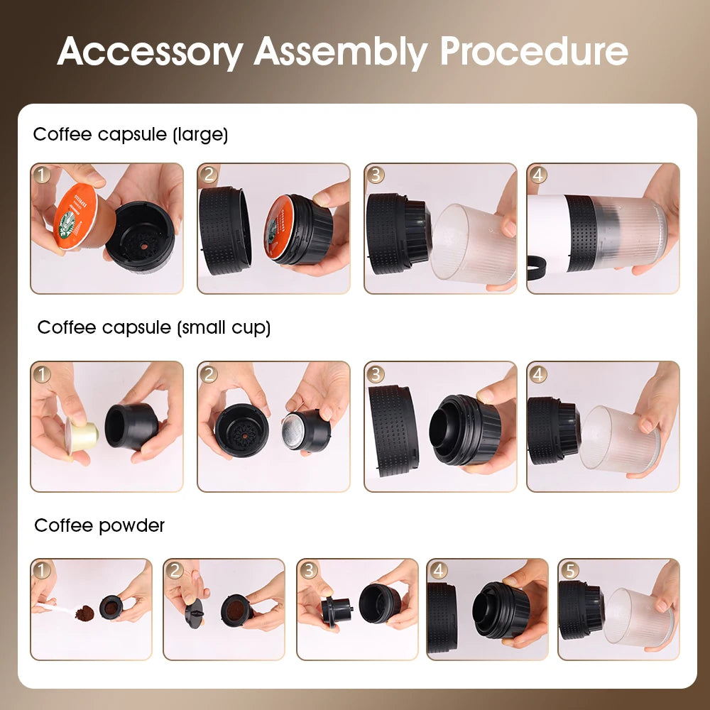 Tripresso™ Wireless 3-in-1 Portable Coffee Maker
