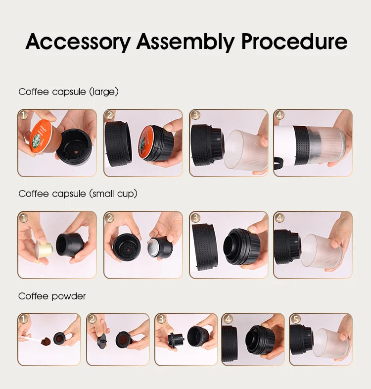 Tripresso™ Wireless 3-in-1 Portable Coffee Maker