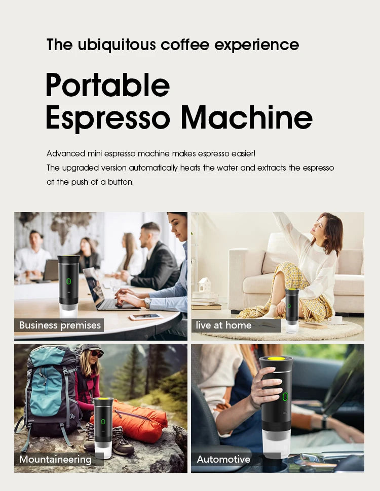 Tripresso™ Wireless 3-in-1 Portable Coffee Maker