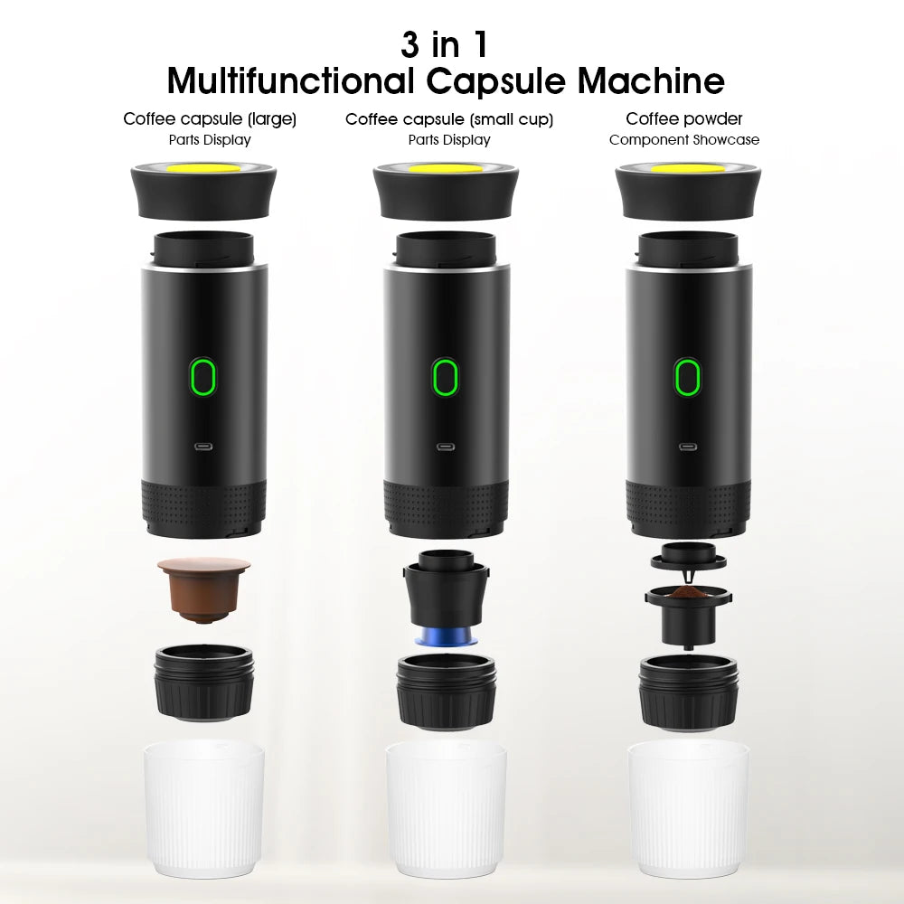 Tripresso™ Wireless 3-in-1 Portable Coffee Maker