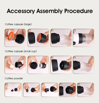 Tripresso™ Wireless 3-in-1 Portable Coffee Maker